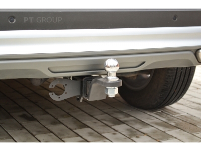 Фаркоп для Geely Atlas Pro 2021-2024, Belgee X70 2024-н.в. съемное крепление шара под американский квадрат