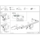 Фаркоп оцинкованный Galia шар A для Skoda Octavia Tour 1996-2010