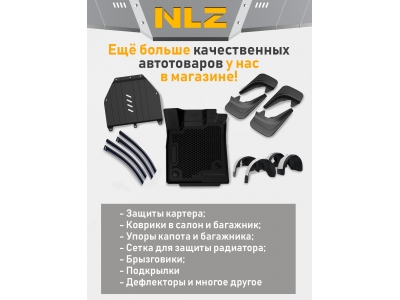 Защита бака для RENAULT Duster 11-н.в., Kaptur 16-н.в., Arkana 19-н.в. 1.3 АТ бен., NISSAN Terrano 14-н.в. 2.0 АТ бен. 4WD NLZ алюм., 3 мм с крепежом