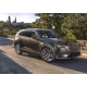 Пороги алюминиевые Rival Black New для Mazda CX-9 2017-2021