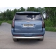 Защита заднего бампера овальная 120х60 мм ТСС для Cadillac Escalade 2015-2021