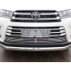 Накладка решётки радиатора 16 мм ТСС для Toyota Highlander 2017-2020