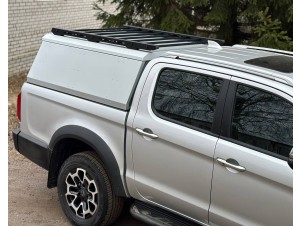 Экспедиционный багажник на крышу кунга Silver для Jac T6 (4WD) 2.0T (бенз) 2021-н.в. №JACT621-43SL