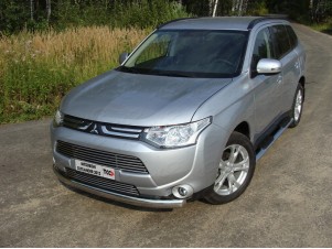 Накладка решётки радиатора нижняя 12 мм для Mitsubishi Outlander № MITOUT12-10